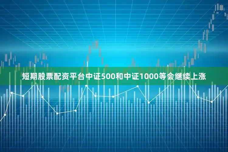 短期股票配资平台中证500和中证1000等会继续上涨